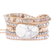 Image of Peaceful White Howlite Wrap Bracelet