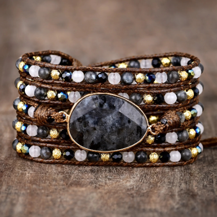 Prosperity Labradorite Wrap Bracelet