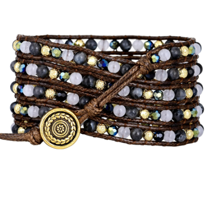 Prosperity Labradorite Wrap Bracelet