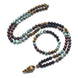 Image of Black Onyx African Turquoise Beads Mala