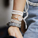 Image of Natural White Quartz Wrap Bracelet