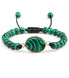 Image of Natural Malachite Stone Adjustable Bracelet