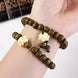 Image of Natural Sandalwood Lotus Bracelets