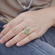Image of Green Jade Adjustable Ring