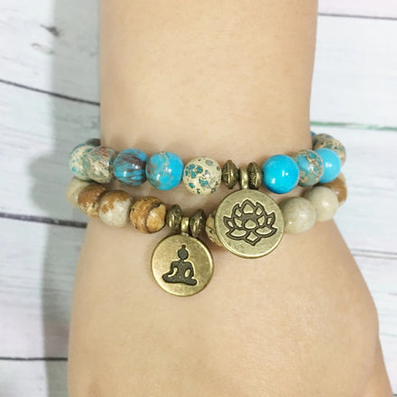 Zen Jasper Bracelet Set