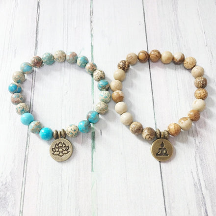 Zen Jasper Bracelet Set