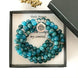 Image of Natural Blue Apatite Lotus Mala