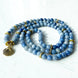 Image of Natural Blue Aventurine Seashell Mala