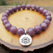 Image of Nurture Lepidolite Lotus Bracelet