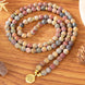 Image of Natural Matte Picture Jasper Lotus Mala