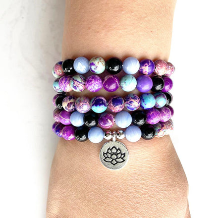 Purple Jasper and Amethyst Bundle