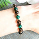 Image of Natural Smoky Quartz and Malachite Bracelet