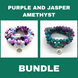 Image of Purple Jasper and Amethyst Bundle