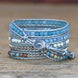 Image of Tranquil Blue Chalcedony Wrap Bracelet