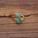 Image of Green Jade Adjustable Ring