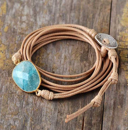 Bracelet Amazonite Boho Long Friendship Bracelet bead amethyst Third Eye Transcend amazonite mala meditation stone crysal reiki crystal healing bracelet necklace yoga bracelet yoga beads