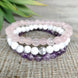 Image of Crown Chakra Bracelet Set