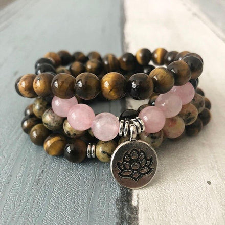 Bracelet Duplicate of Natural Healing Wrap Bracelet 7 bead amethyst Third Eye Transcend amazonite mala meditation stone crysal reiki crystal healing bracelet necklace yoga bracelet yoga beads