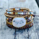 Image of Bracelet Grounded Wrap Bracelet Bundle bead amethyst Third Eye Transcend amazonite mala meditation stone crysal reiki crystal healing bracelet necklace yoga bracelet yoga beads