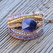 Image of Bracelet Grounded Wrap Bracelet Bundle bead amethyst Third Eye Transcend amazonite mala meditation stone crysal reiki crystal healing bracelet necklace yoga bracelet yoga beads