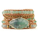 Image of Bracelet Grounded Wrap Bracelet Bundle bead amethyst Third Eye Transcend amazonite mala meditation stone crysal reiki crystal healing bracelet necklace yoga bracelet yoga beads
