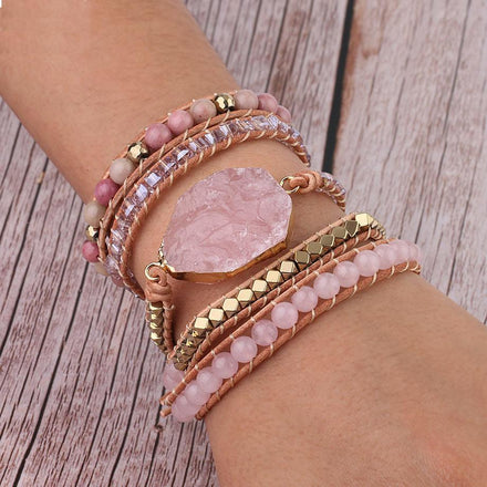 Bracelet Grounded Wrap Bracelet Bundle bead amethyst Third Eye Transcend amazonite mala meditation stone crysal reiki crystal healing bracelet necklace yoga bracelet yoga beads