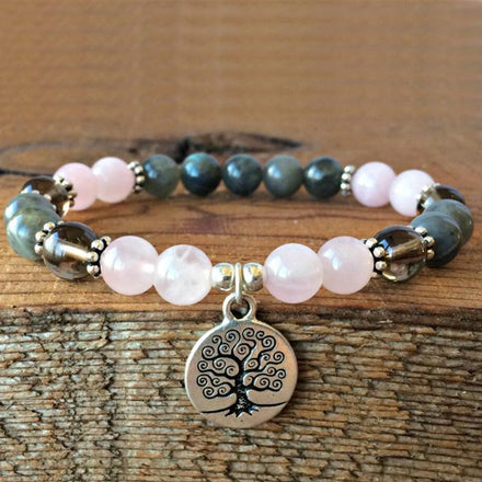 Bracelet Metamorphosis Tree Of Life Bracelet bead amethyst Third Eye Transcend amazonite mala meditation stone crysal reiki crystal healing bracelet necklace yoga bracelet yoga beads