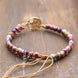 Image of Natural Purple Jasper Tree of Life Bracelet