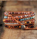 Image of Bracelet Natural Tiger Eye Wrap Bracelet bead amethyst Third Eye Transcend amazonite mala meditation stone crysal reiki crystal healing bracelet necklace yoga bracelet yoga beads
