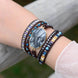 Image of Natural Zebra Jasper Wrap Bracelet