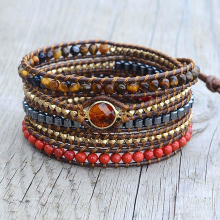 Bracelet Power Natural Wrap Bracelet bead amethyst Third Eye Transcend amazonite mala meditation stone crysal reiki crystal healing bracelet necklace yoga bracelet yoga beads