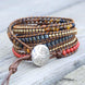 Image of Bracelet Power Natural Wrap Bracelet bead amethyst Third Eye Transcend amazonite mala meditation stone crysal reiki crystal healing bracelet necklace yoga bracelet yoga beads