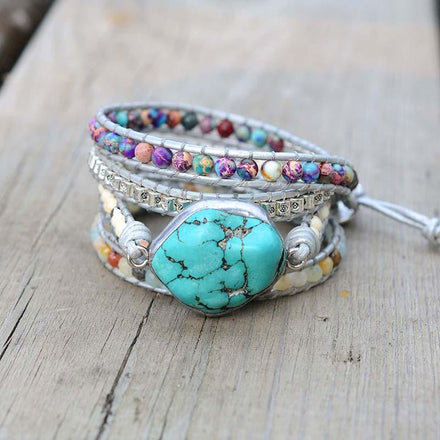 Revitalize Natural Wrap Bracelet