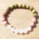 Image of Bracelet Rhodonite Spiritual Love Bracelet bead amethyst Third Eye Transcend amazonite mala meditation stone crysal reiki crystal healing bracelet necklace yoga bracelet yoga beads