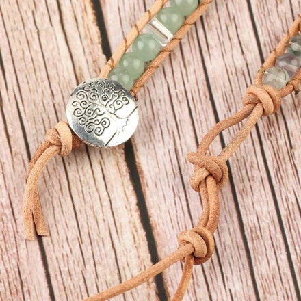 Fluorite Detoxifying Wrap Bracelet