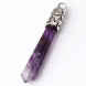 Image of Jewelry Healing Amethyst Pendant bead amethyst Third Eye Transcend amazonite mala meditation stone crysal reiki crystal healing bracelet necklace yoga bracelet yoga beads