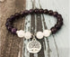 Image of Jewelry Natural Amethyst and Selenite Tree of Life Bracelet bead amethyst Third Eye Transcend amazonite mala meditation stone crysal reiki crystal healing bracelet necklace yoga bracelet yoga beads