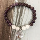 Image of Jewelry Natural Amethyst and Selenite Tree of Life Bracelet bead amethyst Third Eye Transcend amazonite mala meditation stone crysal reiki crystal healing bracelet necklace yoga bracelet yoga beads