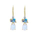 Image of Natural Opal Teardrop Earrings
