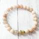 Image of Jewelry Natural Sunstone Buddha Bracelet Third Eye Transcend