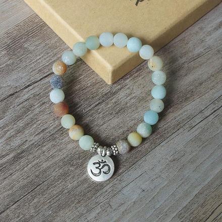 Jewelry Soothe & Align Bracelet Bundle bead amethyst Third Eye Transcend amazonite mala meditation stone crysal reiki crystal healing bracelet necklace yoga bracelet yoga beads