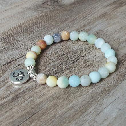 Jewelry Soothe & Align Bracelet Bundle bead amethyst Third Eye Transcend amazonite mala meditation stone crysal reiki crystal healing bracelet necklace yoga bracelet yoga beads