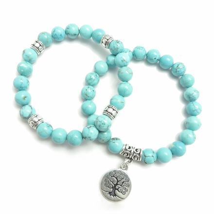 Jewelry Soothe & Align Bracelet Bundle bead amethyst Third Eye Transcend amazonite mala meditation stone crysal reiki crystal healing bracelet necklace yoga bracelet yoga beads