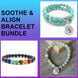 Image of Jewelry Soothe & Align Bracelet Bundle bead amethyst Third Eye Transcend amazonite mala meditation stone crysal reiki crystal healing bracelet necklace yoga bracelet yoga beads