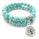 Image of Jewelry Turquoise Tree of Life Bracelets bead amethyst Third Eye Transcend amazonite mala meditation stone crysal reiki crystal healing bracelet necklace yoga bracelet yoga beads