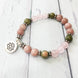 Image of Mala Bracelet Gratitude Natural Stone Bracelet Third Eye Transcend
