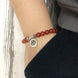 Image of Mala Bracelet Lotus Natural Carnelian Bracelets Third Eye Transcend