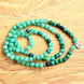 Image of Mala Bracelet Natural Amazonite and Chrysocolla Lotus Mala Third Eye Transcend