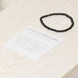 Image of Mala Bracelet Natural Black Tourmaline Mini Bracelet Third Eye Transcend