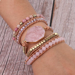 Mala Bracelet Natural Healing Wrap Bracelet Third Eye Transcend